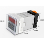 Timer DH48S-S (ตั้งเวลา 2 ช่อง) 220V
